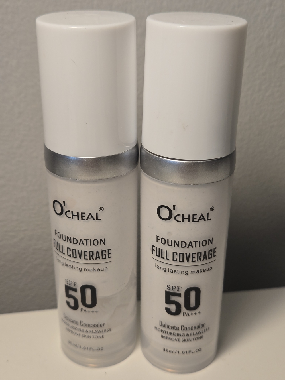 1.5 Bottles Full Coverage Foundation SPF 50